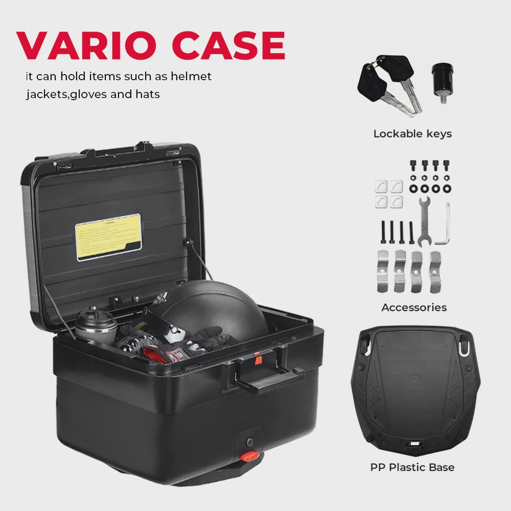 Universele Motor Topcase 40L - Waterdichte Bagagekoffer voor BMW en andere motoren