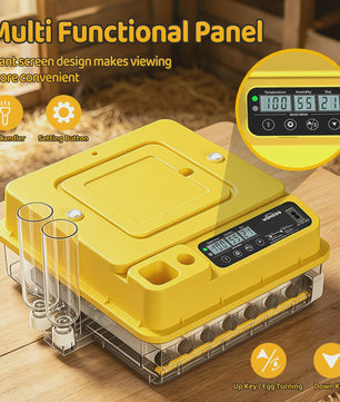 Automatische Broedmachine 288 Eieren - Volledig Automatisch met Temperatuur-, Water- en Keerfunctie - Geschikt voor Kip, Eend, Gans, Kwartel, Duif, Schildpad