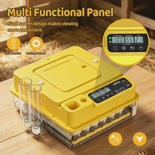 Automatische Broedmachine 288 Eieren - Volledig Automatisch met Temperatuur-, Water- en Keerfunctie - Geschikt voor Kip, Eend, Gans, Kwartel, Duif, Schildpad