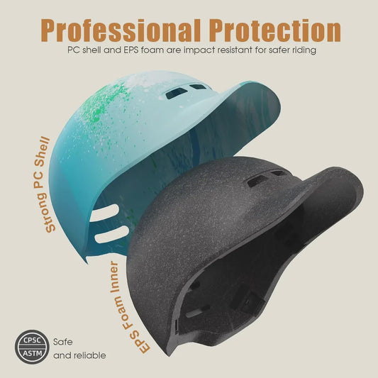 Shinmax Fietshelm Baseball Cap Stijl - Lichtgewicht & Verstelbaar voor Stad en Weg