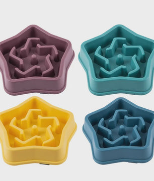 Anti-schrok Voerbak voor Hond en Kat - Vertraagt Eten, Gezond & Antislip