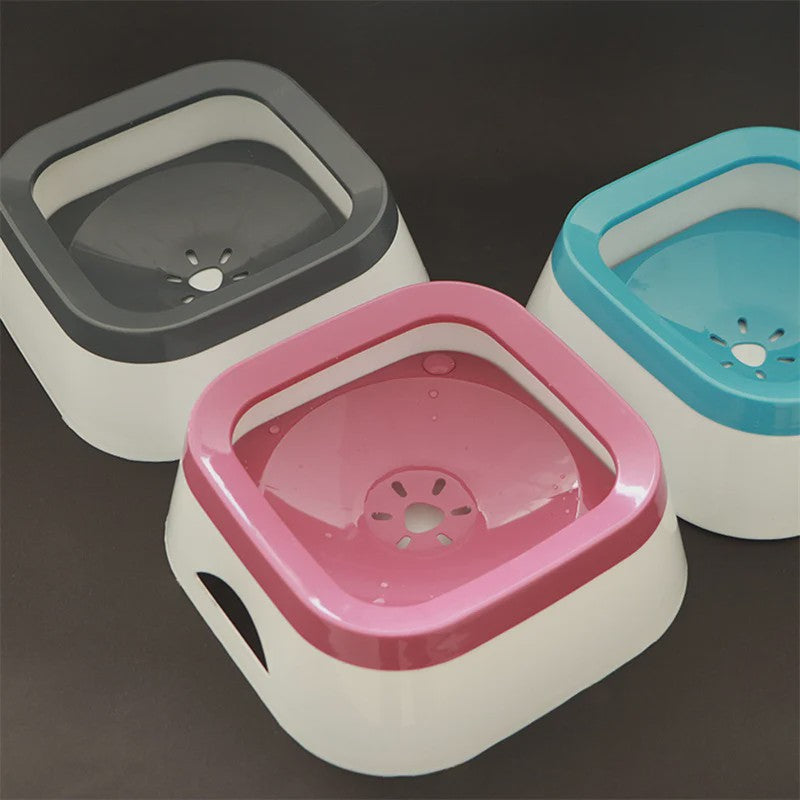 Anti-Splash Waterbak voor Honden & Katten - 1L Grote Capaciteit Drinkbak