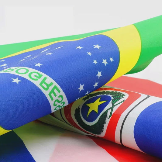Set van 5 Italiaanse Wapperende Vlaggen op Stok