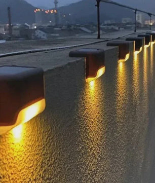 Solar LED Verlichting voor Buiten - Waterdichte Tuinlampen voor Trappen, Terras & Dek
