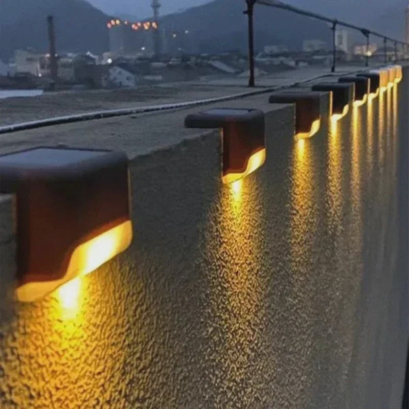 Solar LED Verlichting voor Buiten - Waterdichte Tuinlampen voor Trappen, Terras & Dek