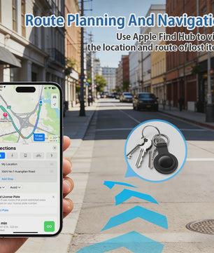 4-Pack GPS Tracker: Vind Alles met de iOS Find My App - MFi Gecertificeerd