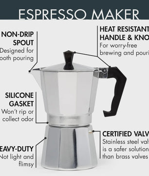 Klassieke Aluminium Moka Pot Espressomaker - Cubaanse Koffie voor Thuis & Camping