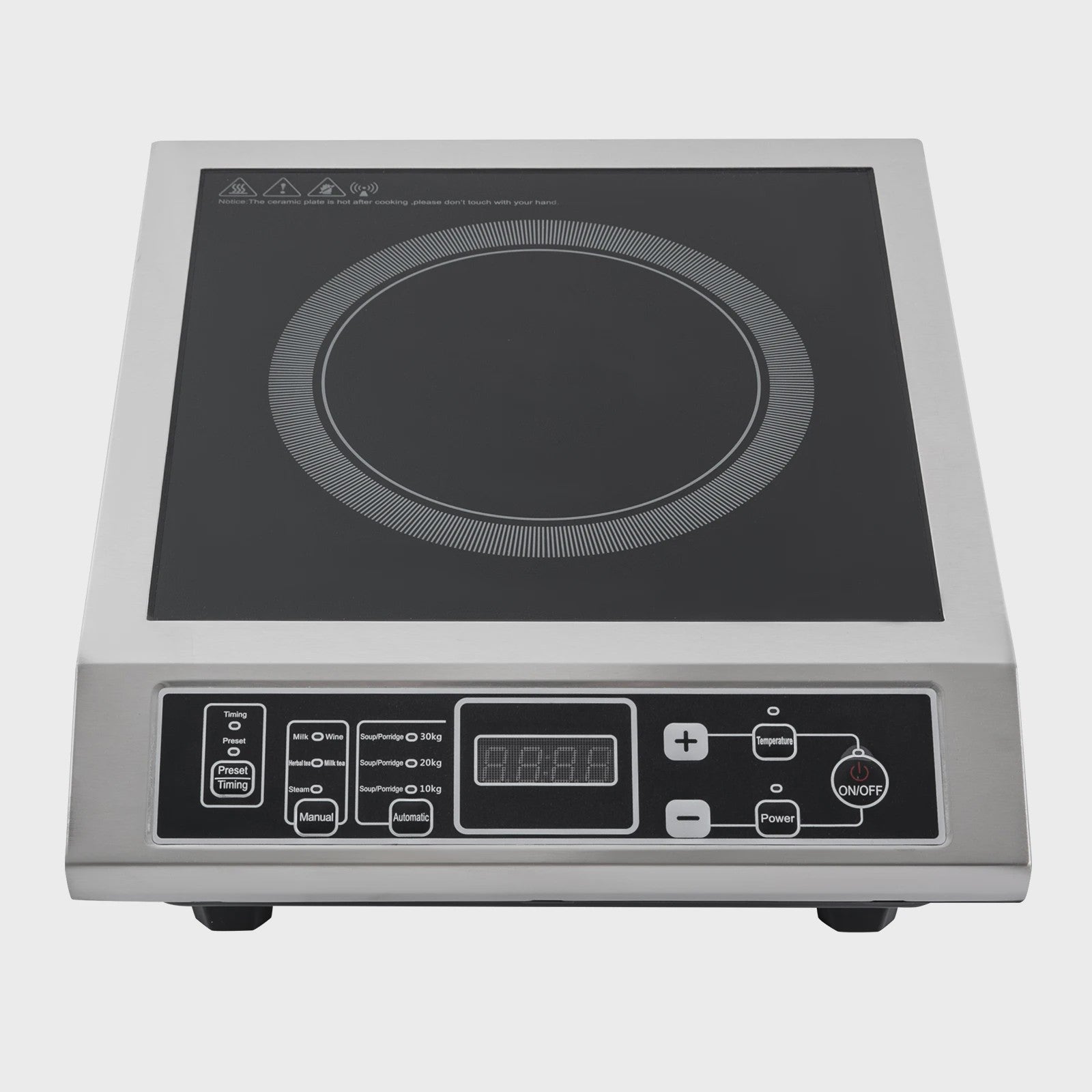 Professionele 3500W Inductie Kookplaat - Draagbaar & met Timer