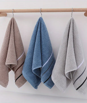 Pluche Katoenen Handdoekenset - Zacht & Absorberend, Diverse Kleuren