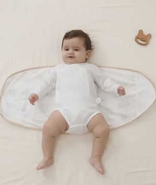 Zachte Katoenen Baby Swaddle Wrap (0-6 mnd) - Anti-schrik slaapwikkel voor pasgeborenen