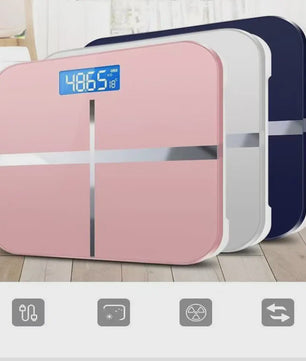 Slimme Digitale Personenweegschaal met LED Display - Precisie en Stijl voor Thuis