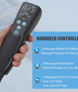 Fenash Luchtdruk Beenmassager Laarzen - Draadloos & Oplaadbaar