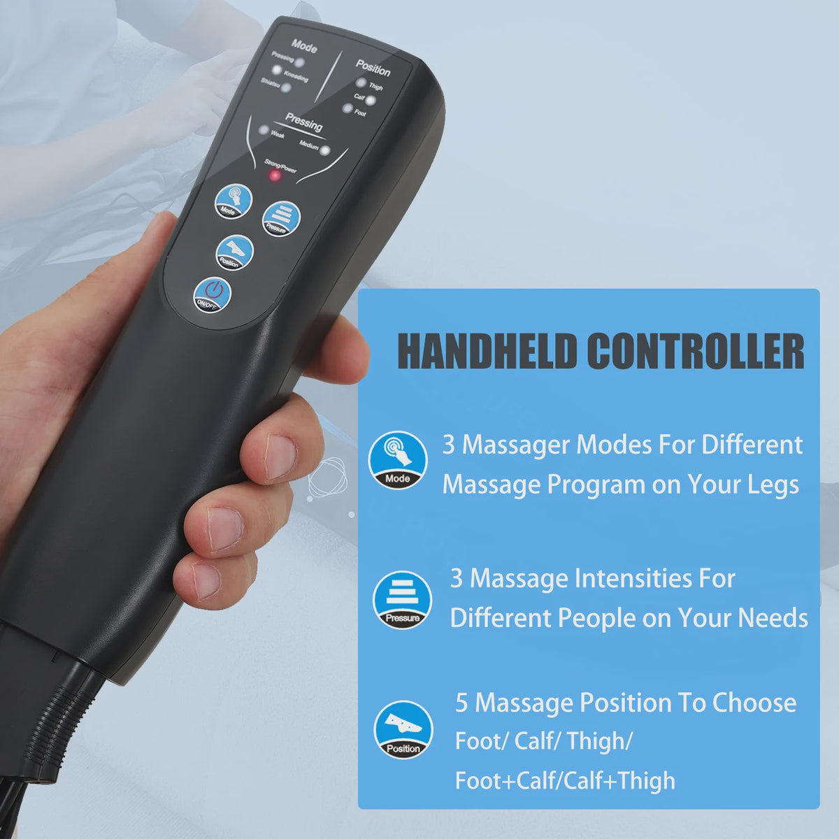 Fenash Luchtdruk Beenmassager Laarzen - Draadloos & Oplaadbaar