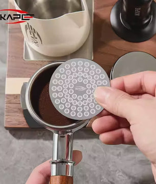 IKAPE Espresso Puck Screen V2 - Precisie Filter voor Barista's (51/54/58mm)
