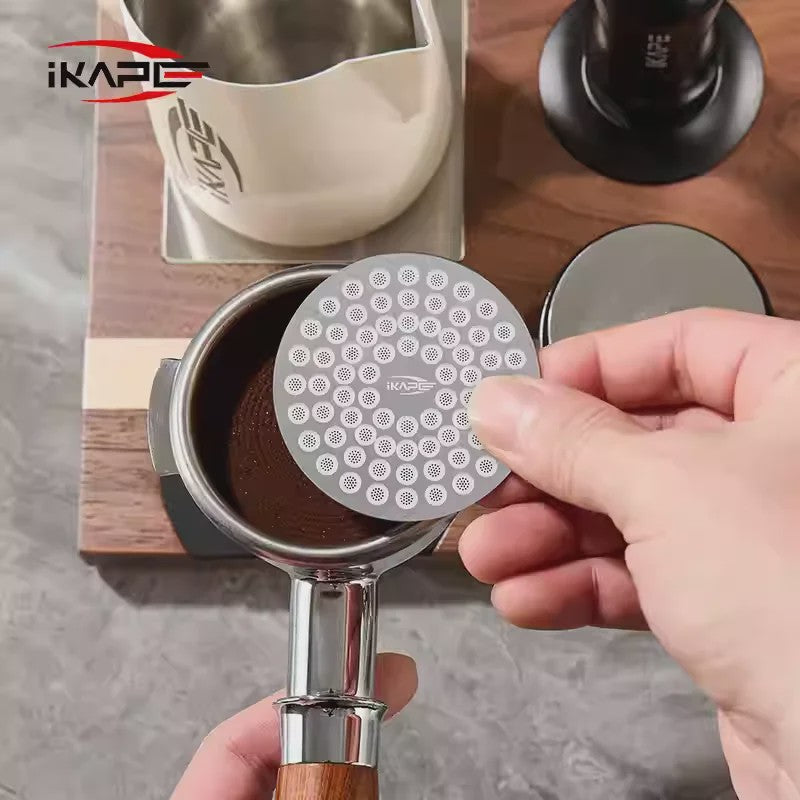 IKAPE Espresso Puck Screen V2 - Precisie Filter voor Barista's (51/54/58mm)