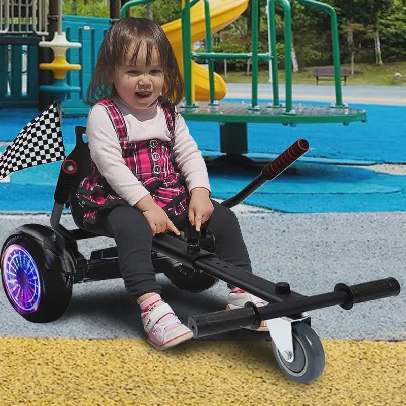 Hoverboard Zitje Gokart Accessoire - Verstelbaar Frame voor 6.5-10 Inch Scooters