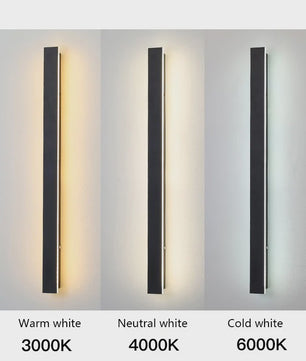 Lange LED Wandlamp IP65 Waterdicht - Stijlvolle Buiten- en Binnenverlichting
