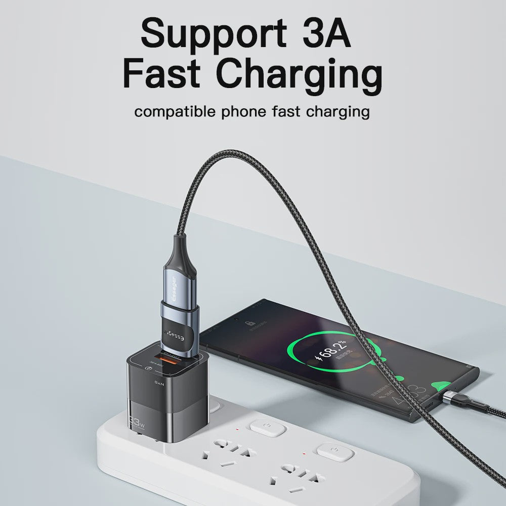 Essager USB 3.0 OTG Adapter: Type-C naar USB-A Female Converter