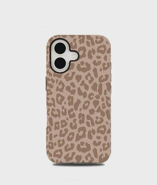 Luxe Leopard Print Hoesje voor iPhone - Dubbellaags Bescherming