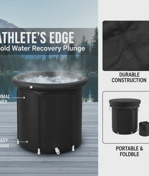 Draagbare Opblaasbare Cold Plunge Tub - 85x75cm, 330L - Ideaal voor Atleten & Herstel
