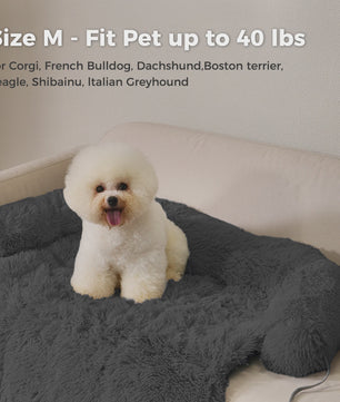 Luxe Fluffy Hondenkussen - Extra Zacht & Wasbaar Hondensofa voor Winterse Warmte