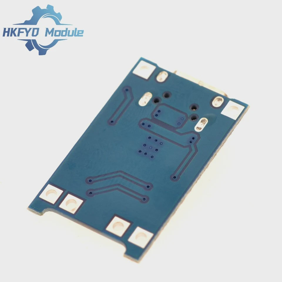 TP4056 Type-C Lithium Batterijlader Module - 1A, 5V, met Dual Protection voor 18650 Li-ion