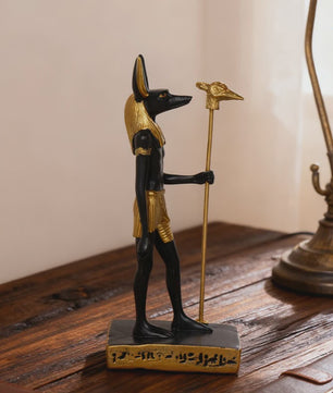 Anubis Beeld - Egyptische Mythologie Hars Decoratie voor Woonkamer, Slaapkamer & Studiekamer