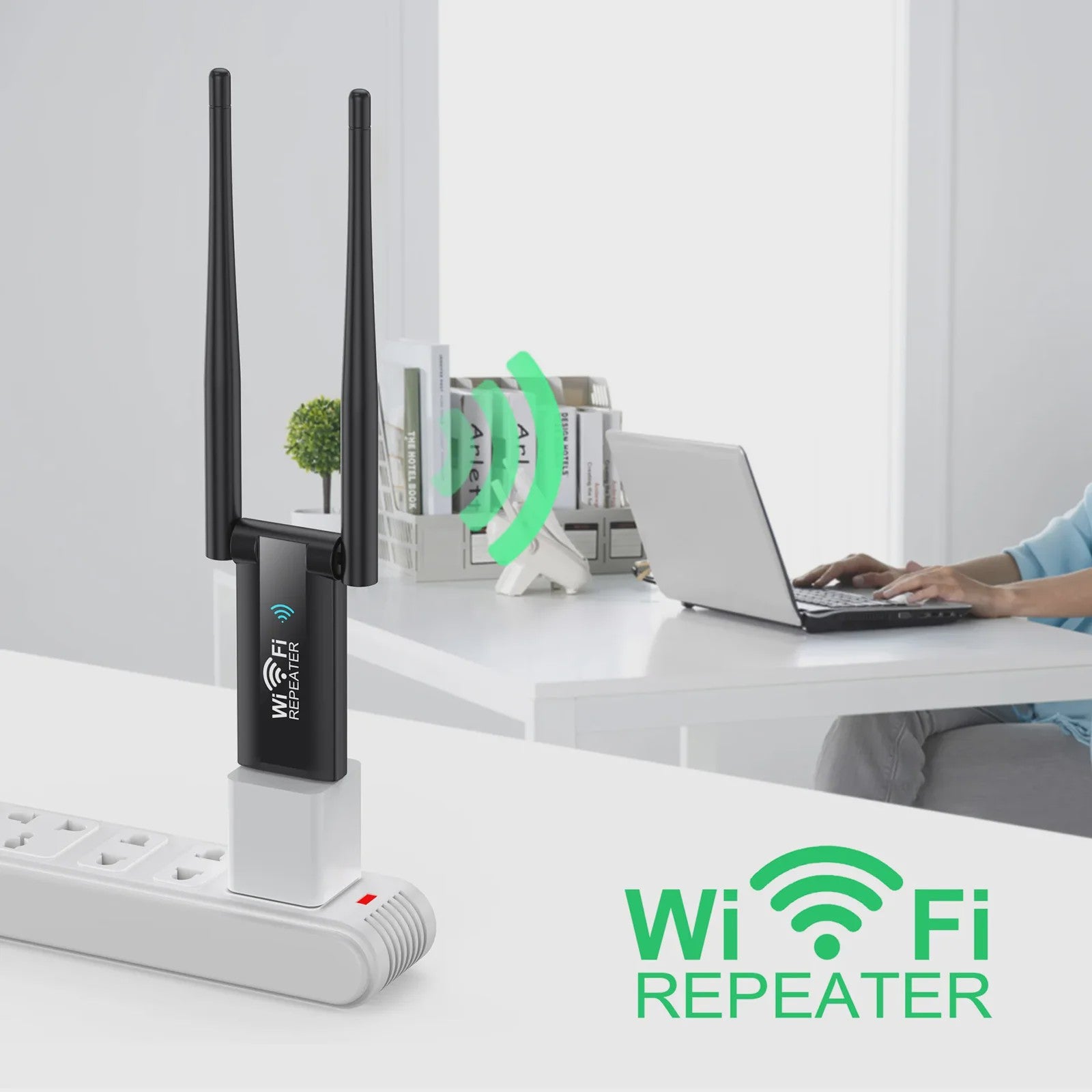 300Mbps Draadloze WiFi Repeater & Extender met USB - Vergroot je Wi-Fi Signaal