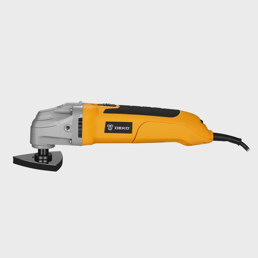 DEKO DKOM40LD1 Multifunctionele Oscillerende Tool - 300W, Variabele Snelheid voor Houtbewerking & DIY