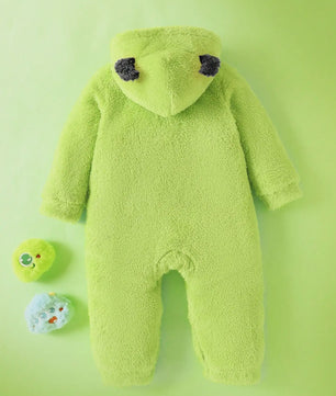 Schattige Baby Jongens Jumpsuit met Monster & Demon Oren - Pluche Pakje