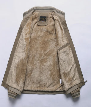Herfst Winter Heren Jas - 100% Katoen, Warm & Casual Vintage Stijl