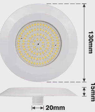 Waterdichte LED Zwembadverlichting 12W - Meerkleurig & Dimmable Onderwater Spotlight DC12V