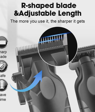 Kemei Professionele Heren Trimmer Kit - Elektrische Baard- en Haarklipper KM-2290/KM-2293/KM-1102