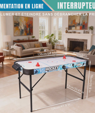 HLC Air Hockey Tafel - Inclusief 2 Paddles & 2 Pucks - Voor Volwassenen en Kinderen