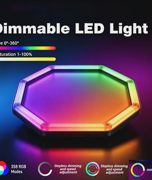 Hexagon LED Verlichting RGB - Dimbare Wandlampen & Plafondlampen voor Gaming, Feest & Garage