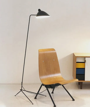 Moderne Verstelbare Vloerlamp met Lange Arm - Minimalistisch Design voor Woonkamer, Slaapkamer & Leeshoek