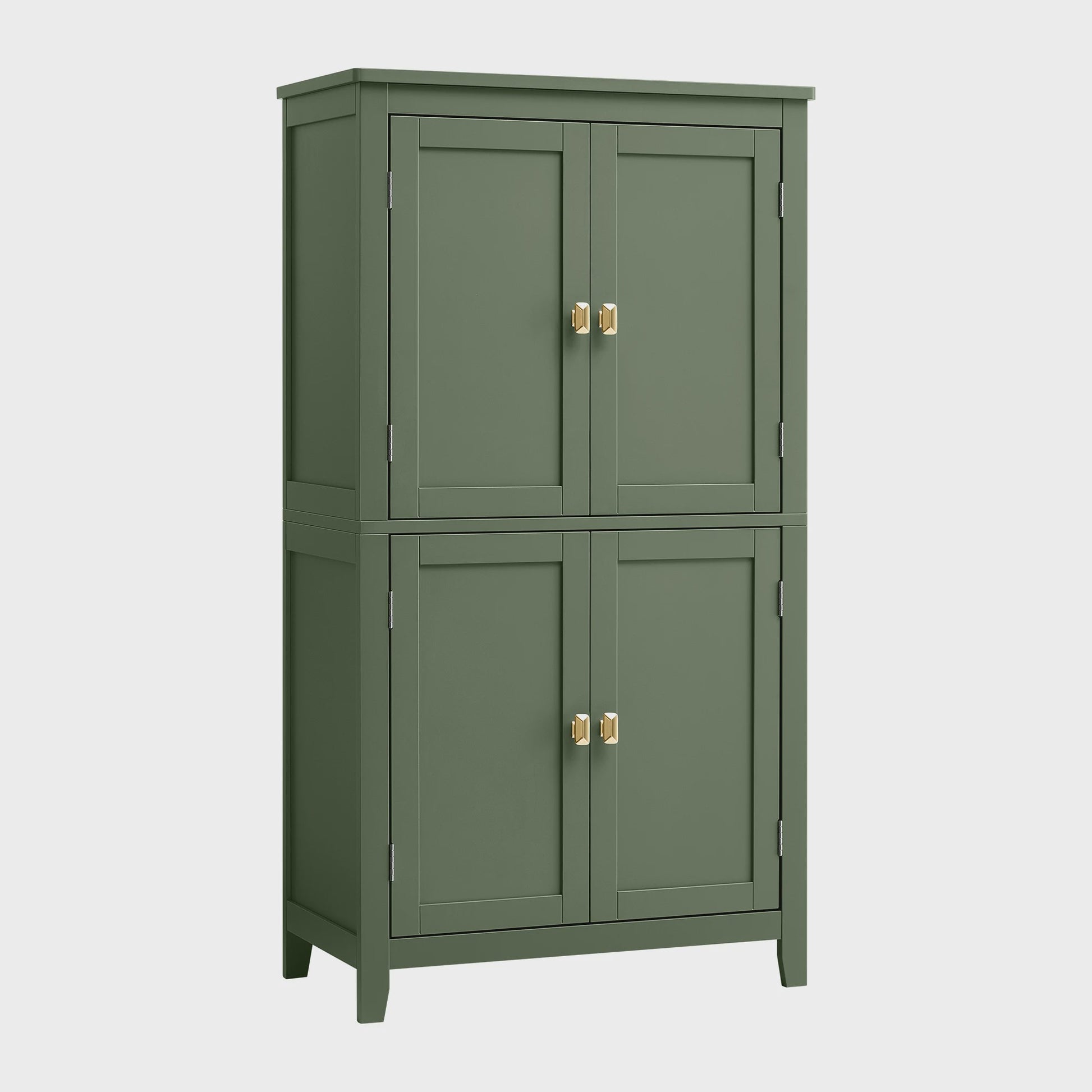 VASAGLE Hangkast met 4 Deuren - Stijlvolle Opbergkast voor Badkamer of Keuken - 30x60x110 cm