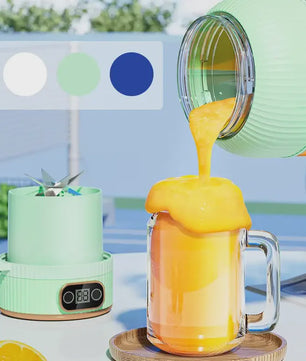 Draagbare USB Blender & Juicer Cup met Digitaal Display - Multifunctioneel & Ideaal voor Reizen