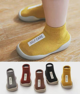 Zachte Babyschoentjes Sokken - Antislip Loopzool voor Eerste Stapjes