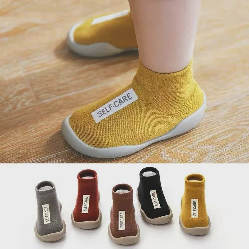 Zachte Babyschoentjes Sokken - Antislip Loopzool voor Eerste Stapjes