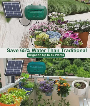 Slimme Zonne-irrigatieset voor Potplanten - Automatisch Water Geven met Timer
