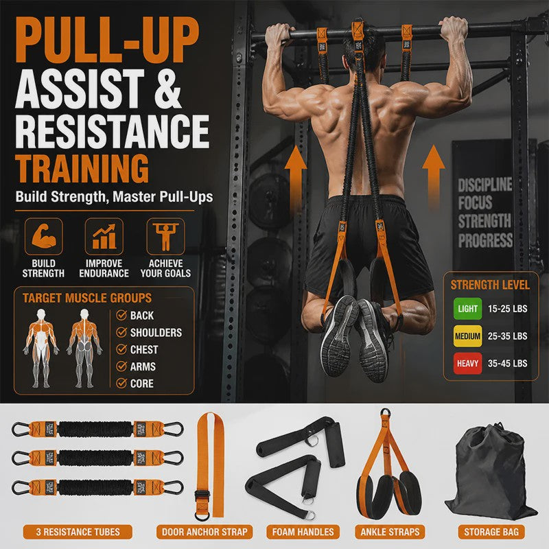 Pull Up Assist Band - Zware Weerstandsband voor Krachttraining & Spieropbouw
