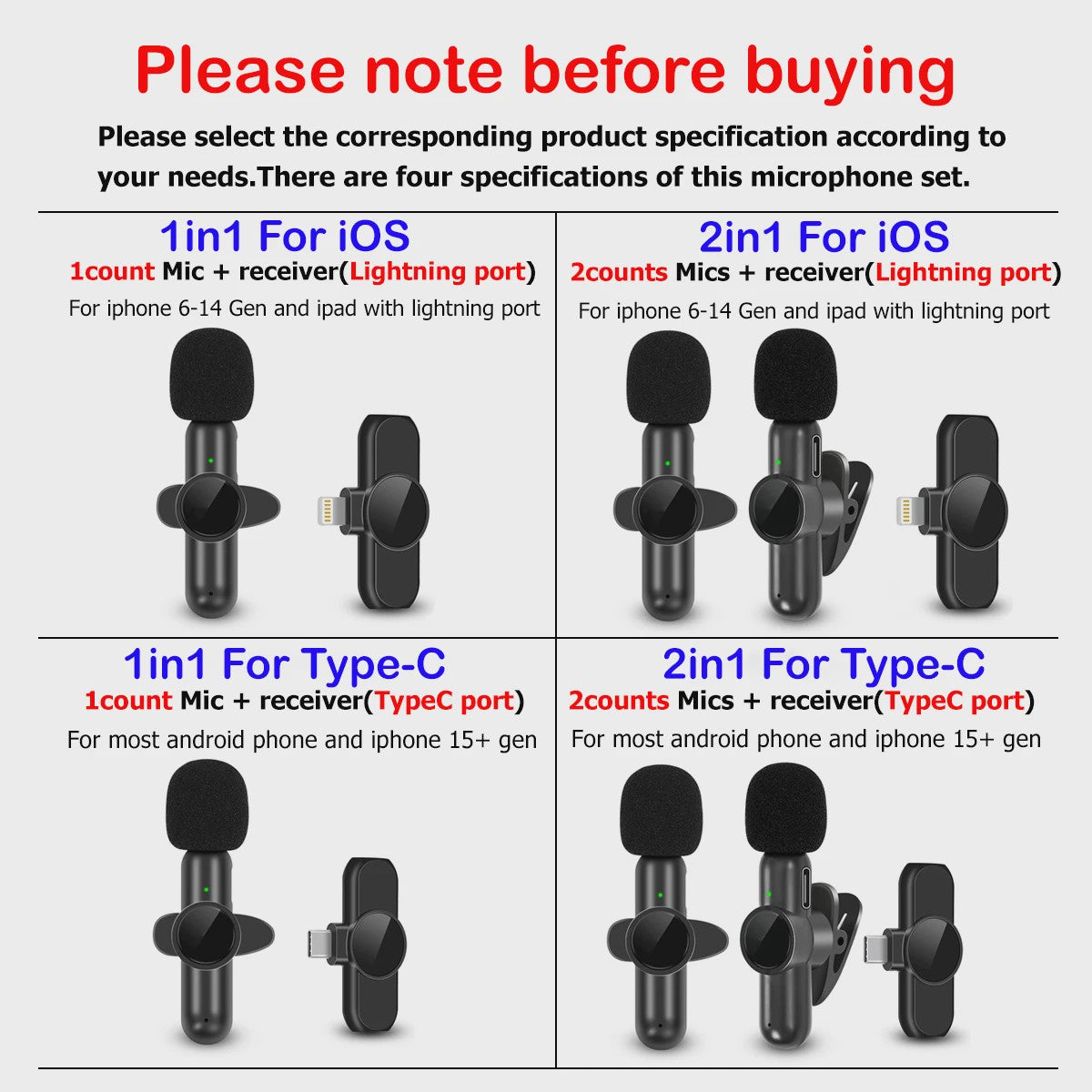 Draadloze Lavalier Microfoon: Kristalheldere Audio voor iPhone & Android