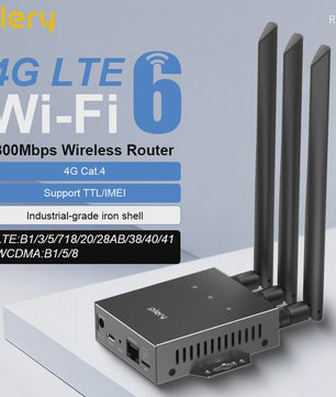 COMFAST AX300 4G LTE WiFi 6 Router met 4 Antennes - Draagbare Hotspot