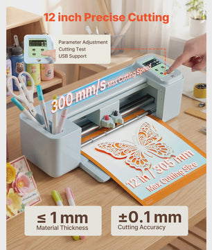 SucceBuy Vinyl Snijmachine 12-inch met Touchscreen & 20.000+ Ontwerpen