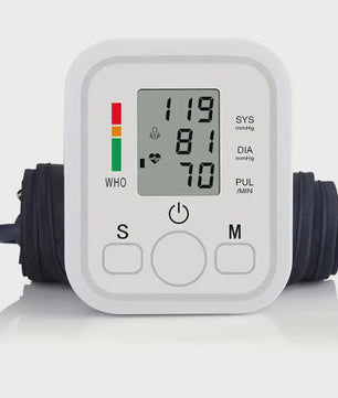 Digitale Bloeddrukmeter Arm - Meet Nauwkeurig Systolische, Diastolische Druk & Hartslag