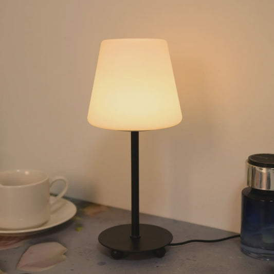 Creatieve Cream Stijl Tafellamp - USB Aangedreven met 3 Kleurtemperaturen