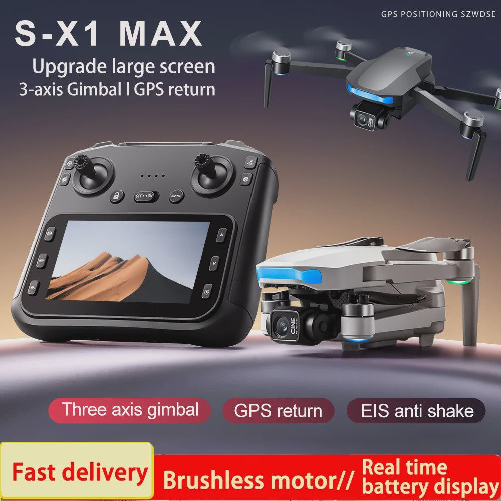 S-X1 MAX Professionele Drone met 4K Camera, 3-Assige Gimbal en GPS