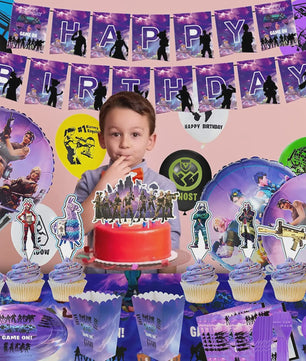 Feestdecoratie Fortnite & Llama Thema - Verjaardag, Babyborrel & Kinderfeest