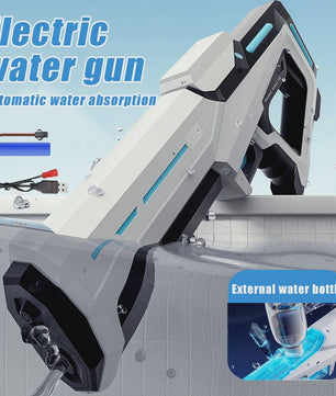 Krachtige Elektrische Waterpistool 43cm met Automatische Waterzuiging - Zomer Speelgoed voor Kinderen & Volwassenen